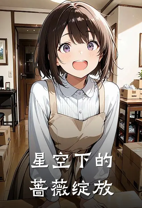 星空下的蔷薇绽放