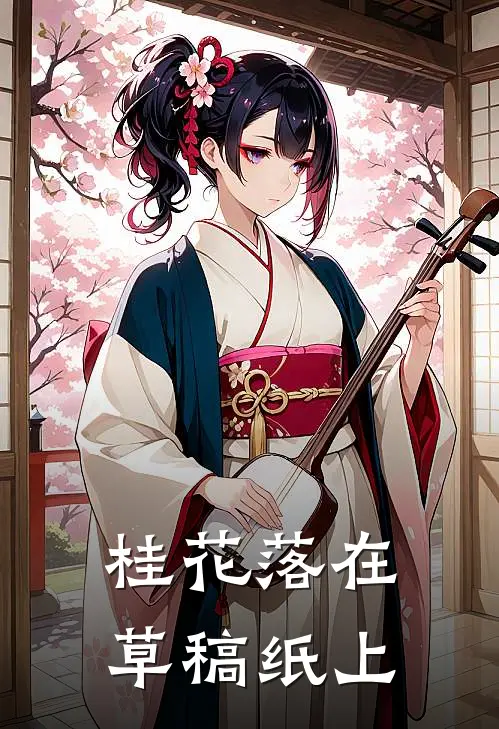 桂花落在草稿纸上