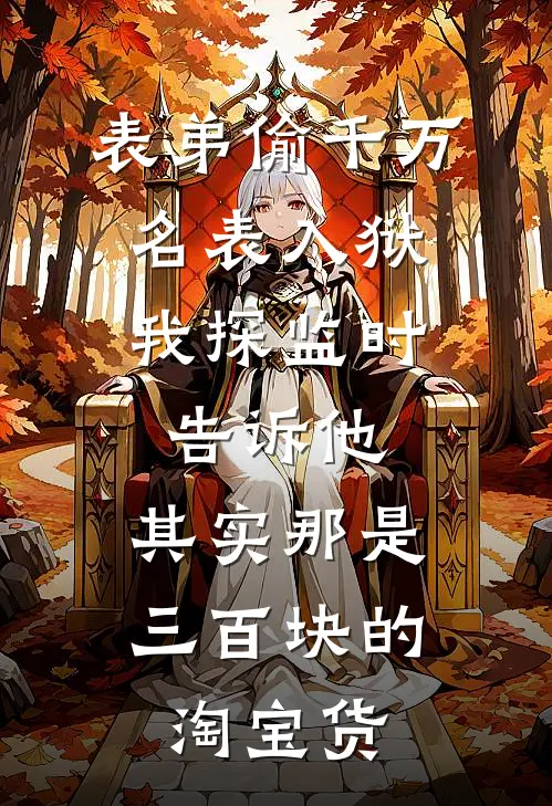 表弟偷千万名表入狱，我探监时告诉他：其实那是三百块的淘宝货